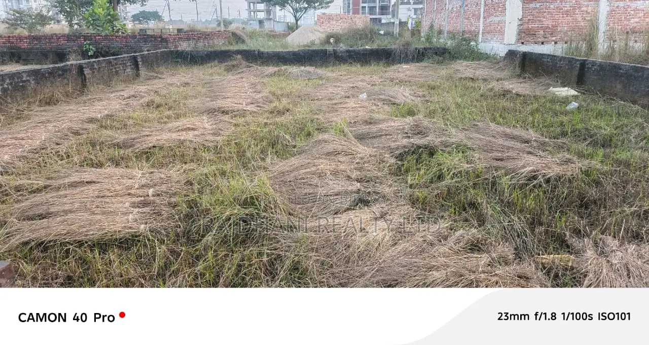 6 কাঠার প্লট বিক্রয় P ব্লক বসুন্ধরা আবাসিক ।