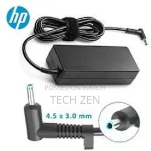 Hp Laptop Charger 19.5v 65w Blue Pin Adapter