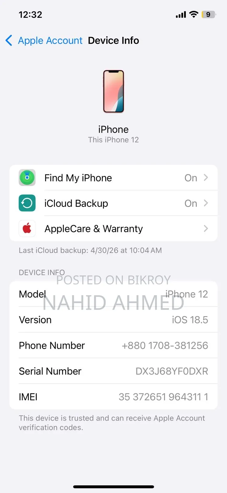 Apple iPhone 12 64 GB Red