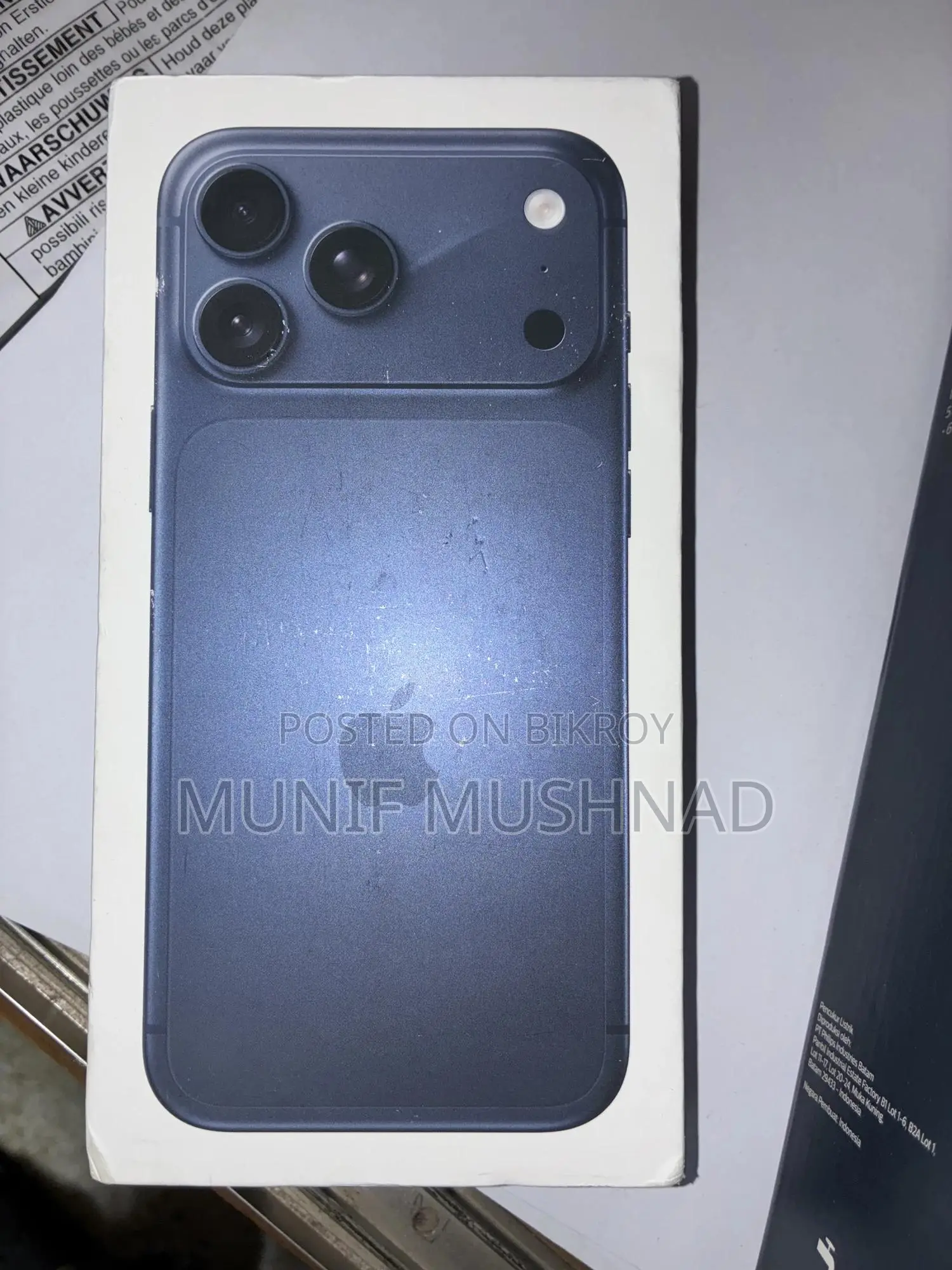 New Apple iPhone 17 Pro Max 1 TB Blue