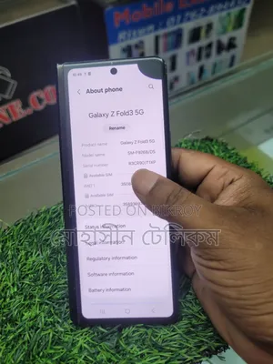 Samsung Galaxy Z Fold 3 256 GB Black