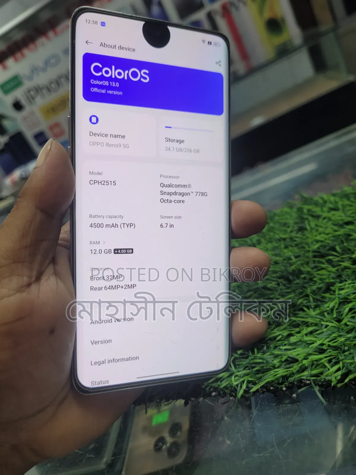 Oppo Reno 256 GB Pink