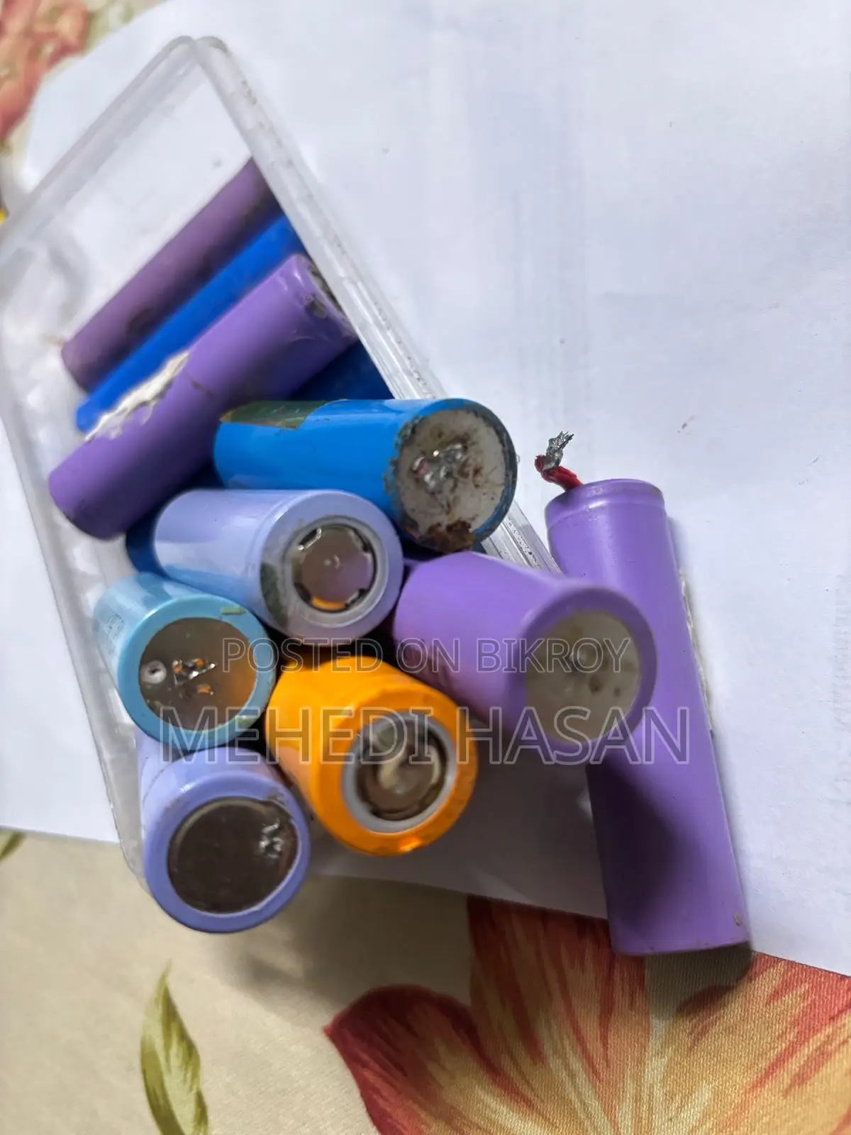18650 Lithium Ion Battery 3.6v Max 4.2v