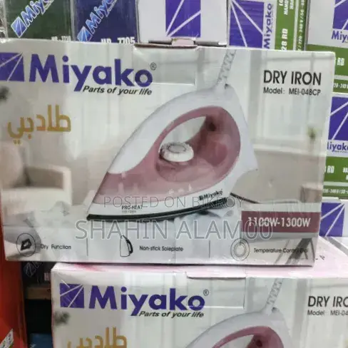 Miyako Mei-048cp Dry Iron – প্রোডাক্ট ফিচারস