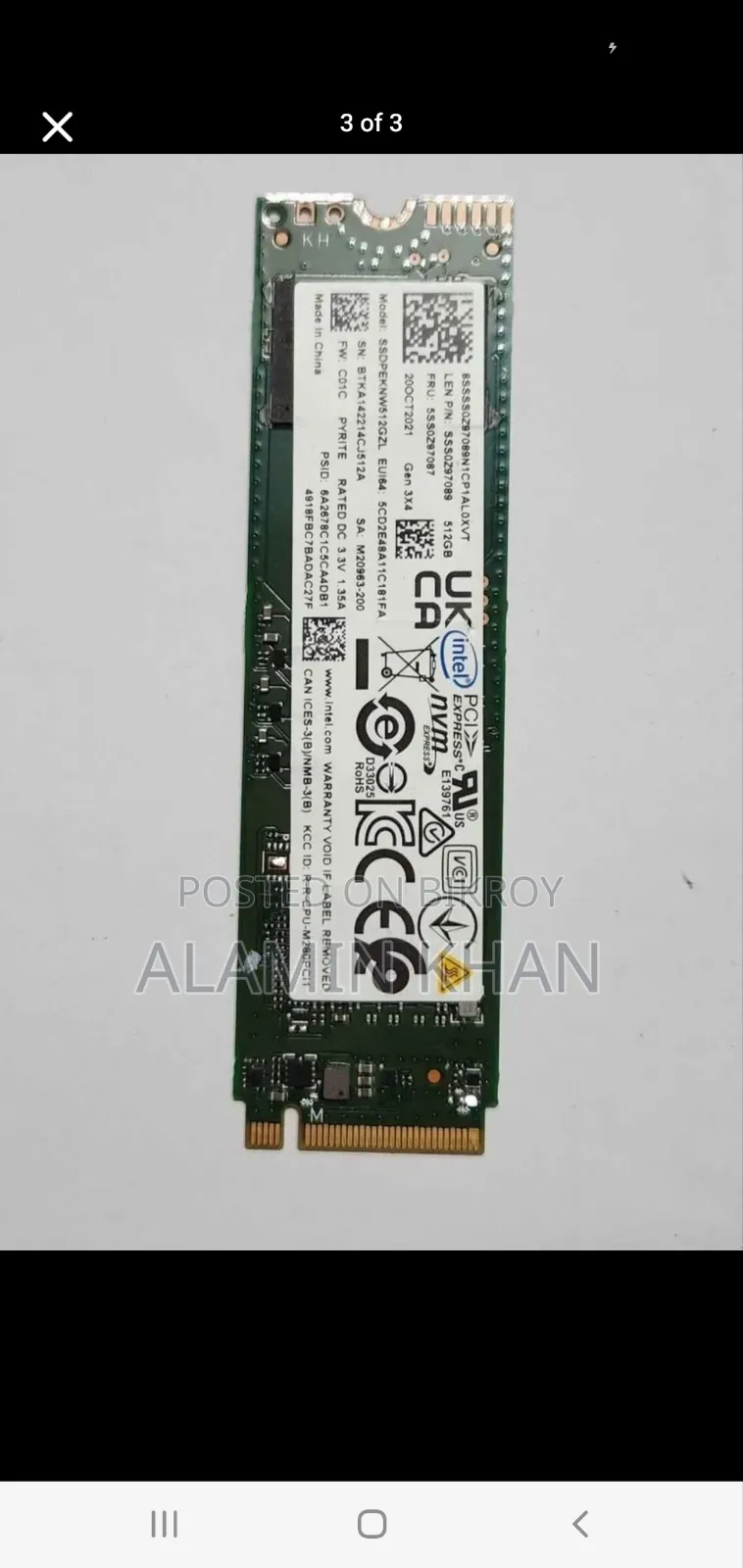 512gb Nvme SSD
