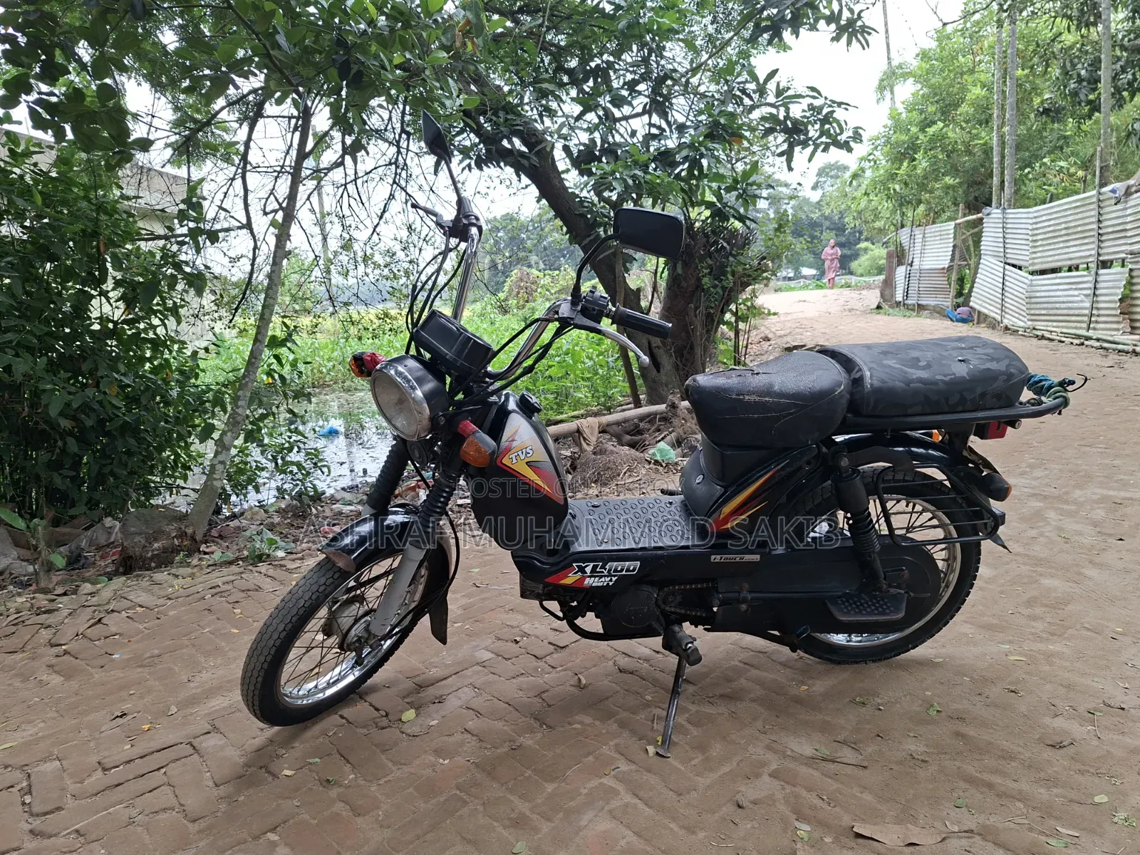 TVS XL 100 2022 Black