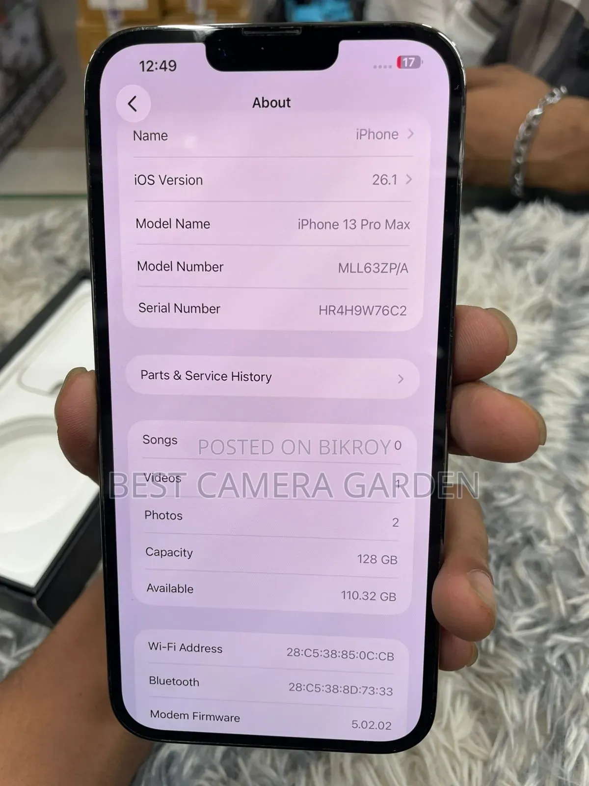 Apple iPhone 13 Pro Max 128 GB Silver