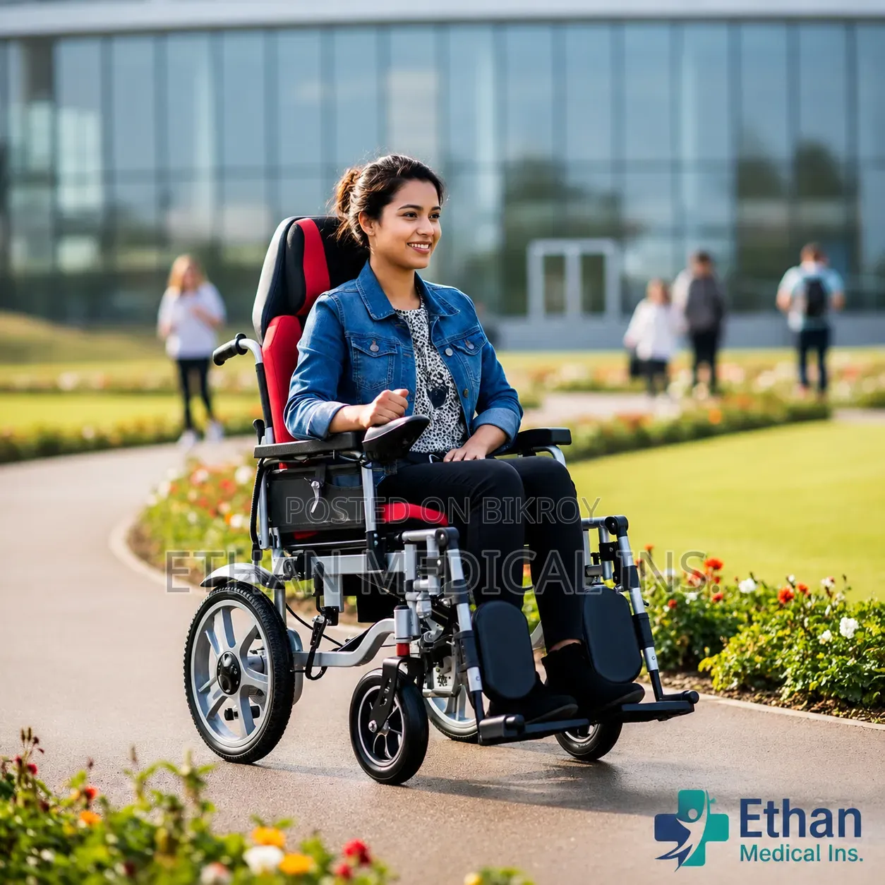 Adjustable Backrest Power Wheelchair