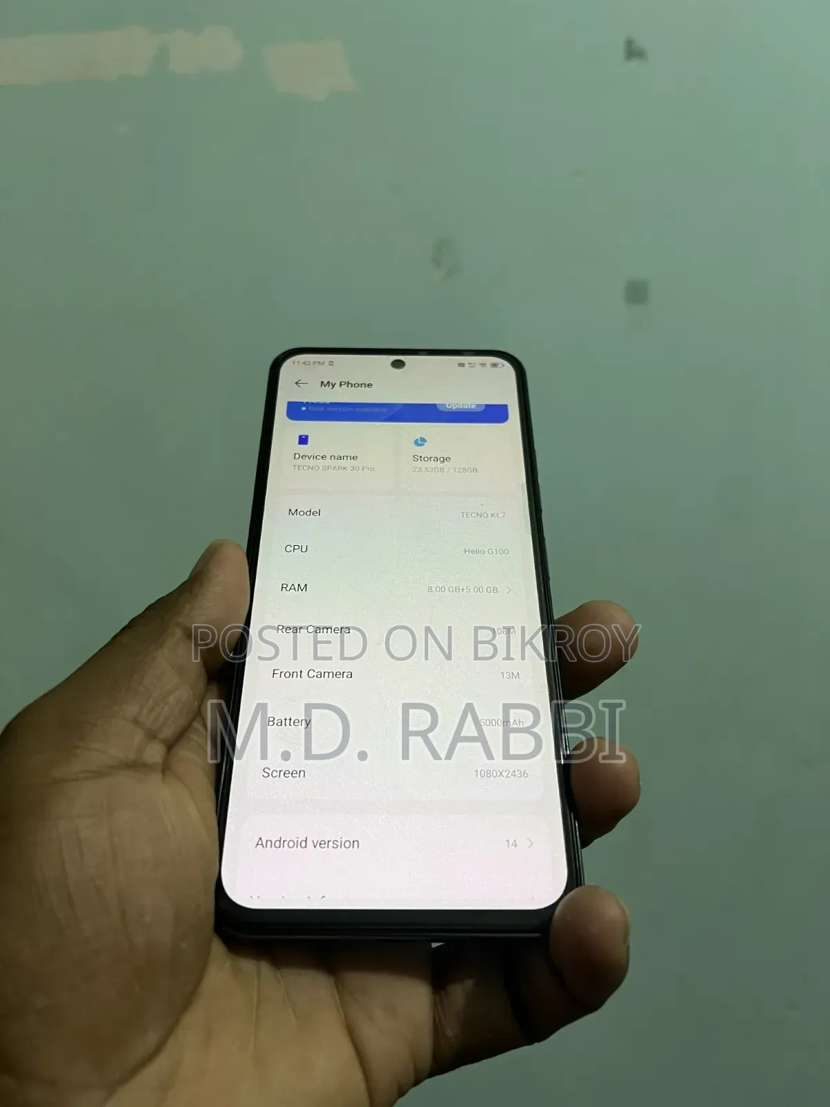 Tecno Spark 30 Pro 256 GB Silver