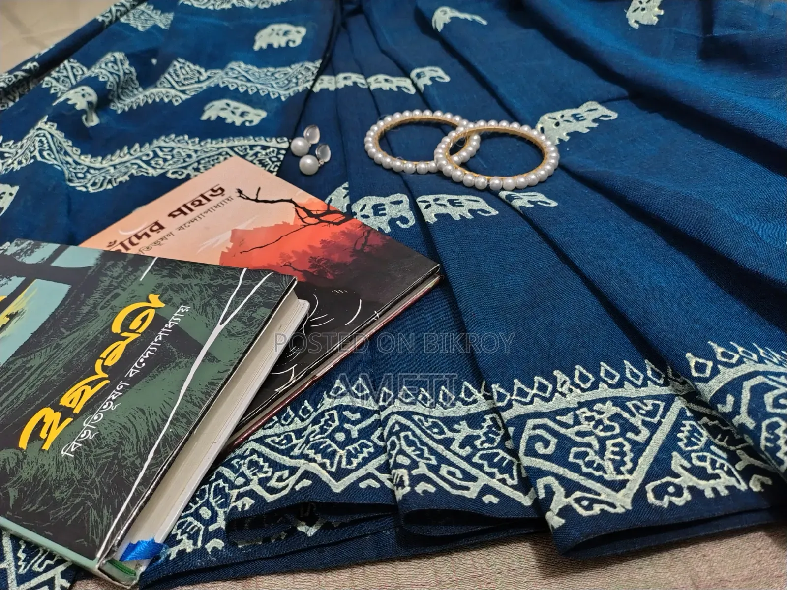 Hand Block Cotton Saree