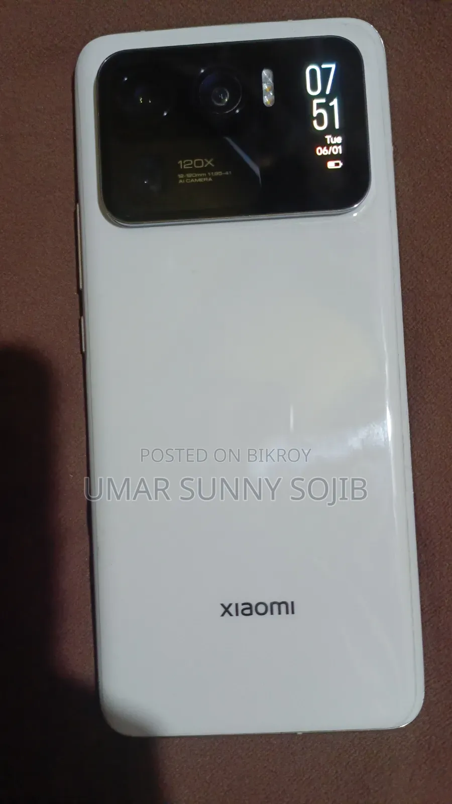 শাওমি মি ১১ আল্ট্রা ৫১২ জিবি হোয়াইট