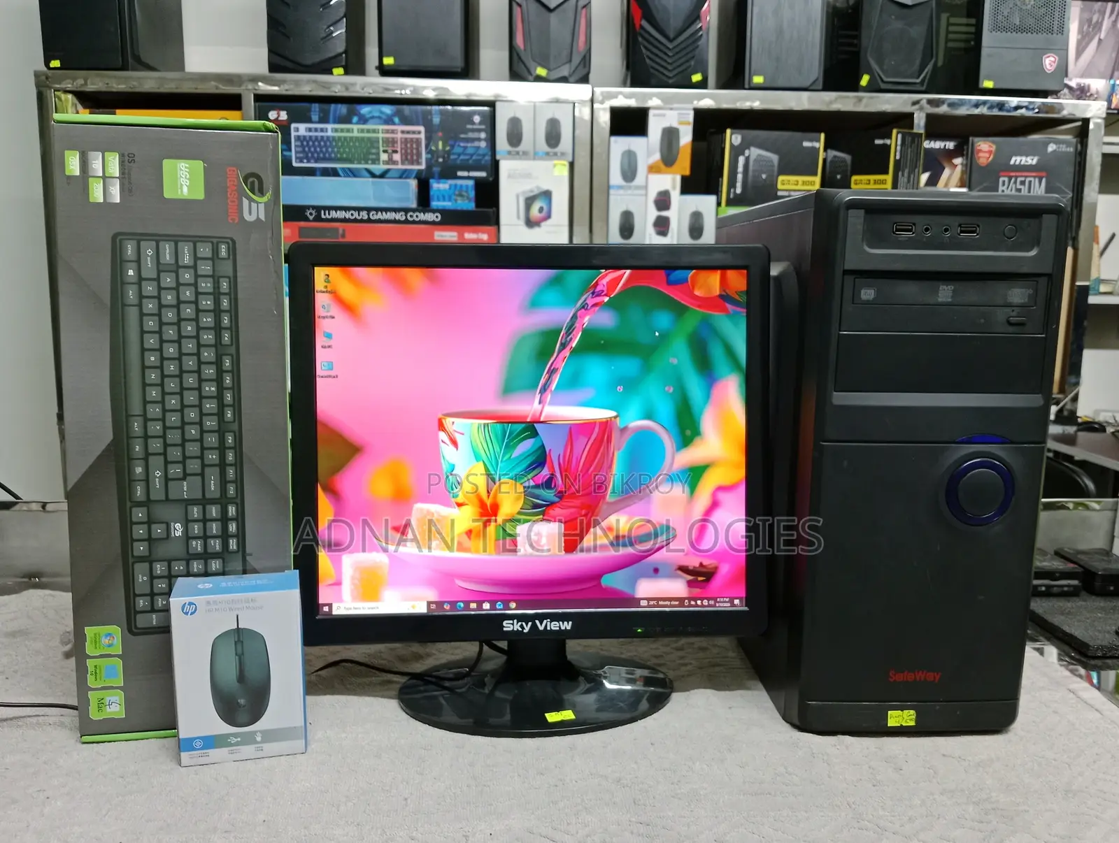 Desktop Computer 4GB Intel Core 2 Duo HDD 500GB