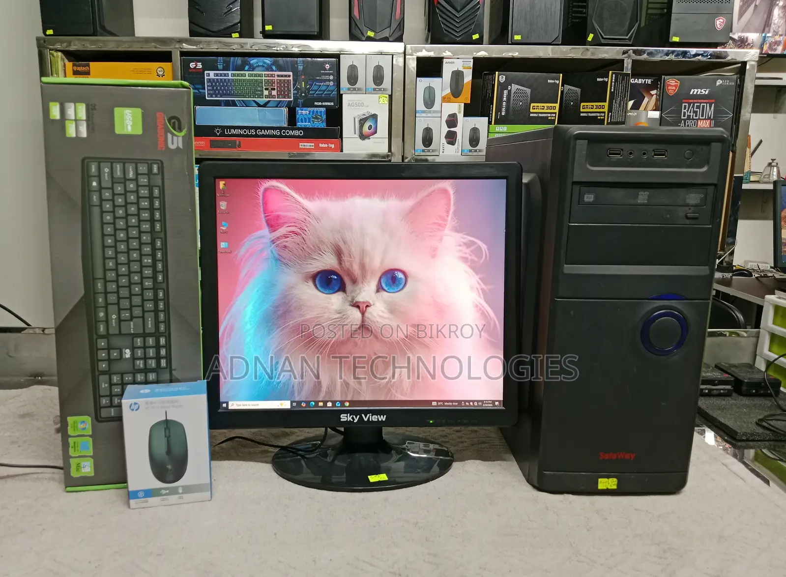 Desktop Computer 4GB Intel Core 2 Duo HDD 500GB