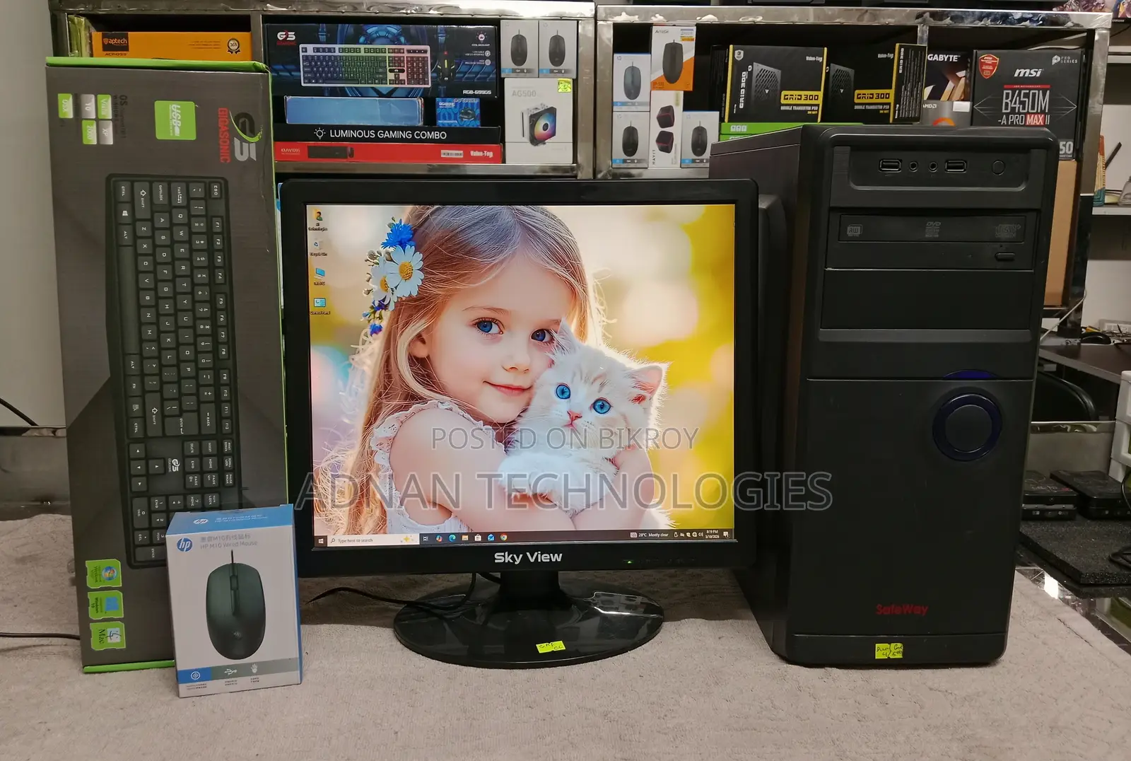 Desktop Computer 4GB Intel Core 2 Duo HDD 500GB