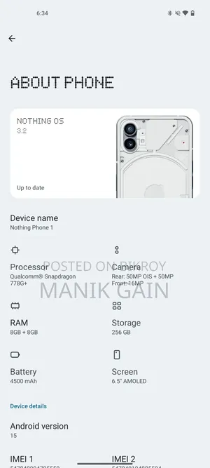 Nothing Phone 1 256 GB
