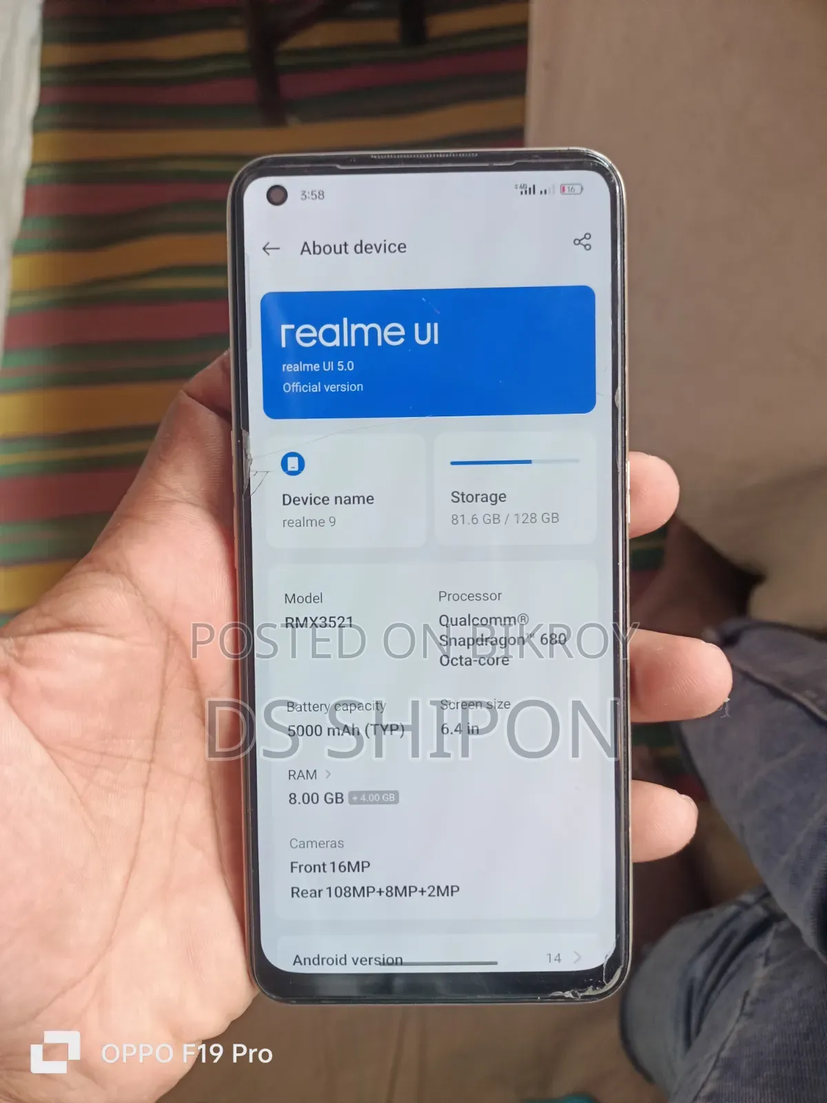 Realme 9 128 GB Orange
