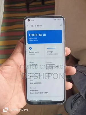 Realme 9 128 GB Orange