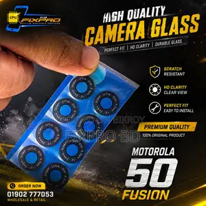 Install Original Camera Glass on your Motorola 50 Fusion.