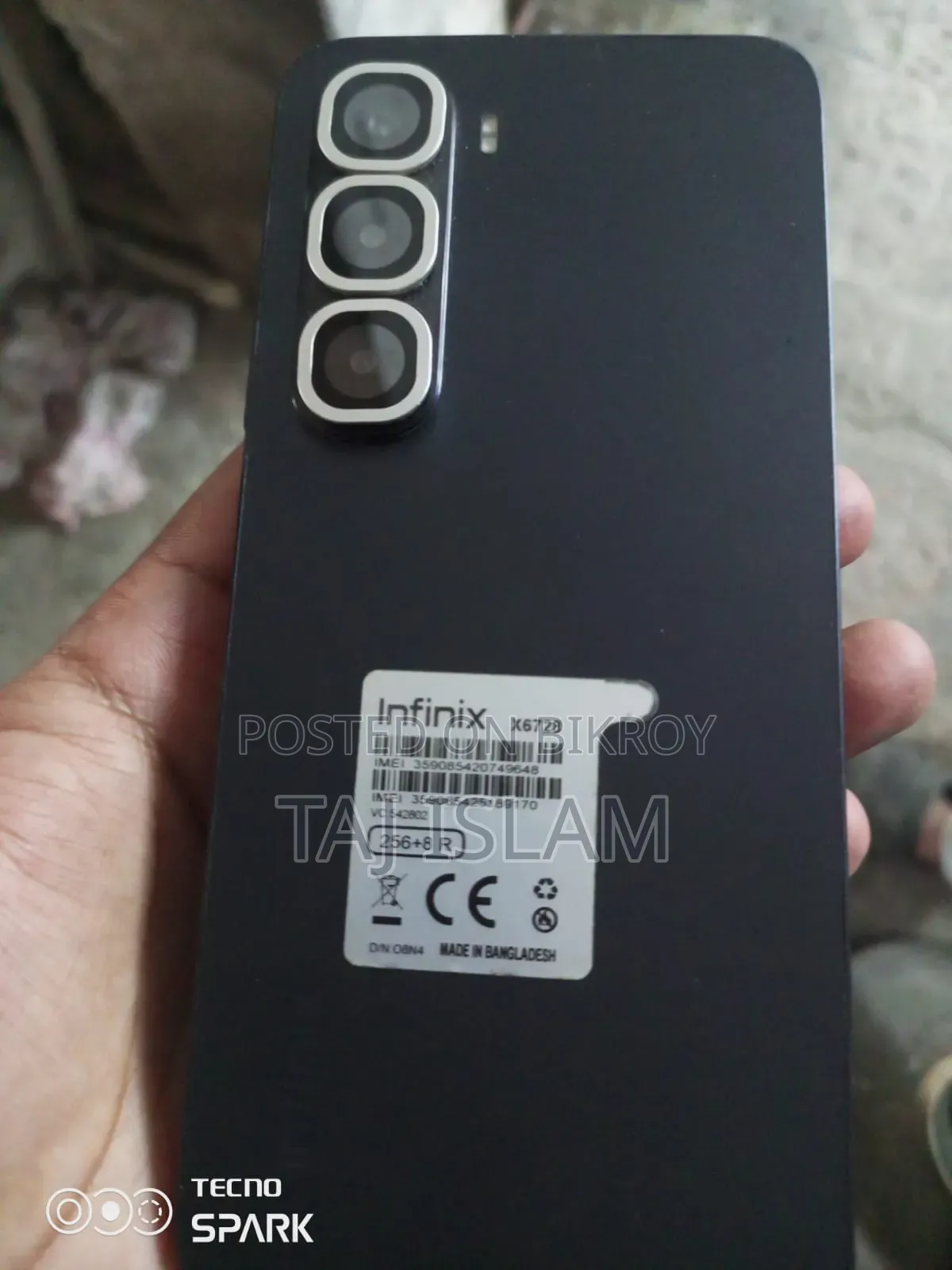 Infinix Hot 60i 256 GB Black