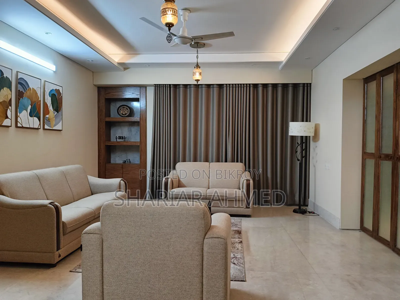 Furnished 3bdrm Apartment in Gulshan for Rent