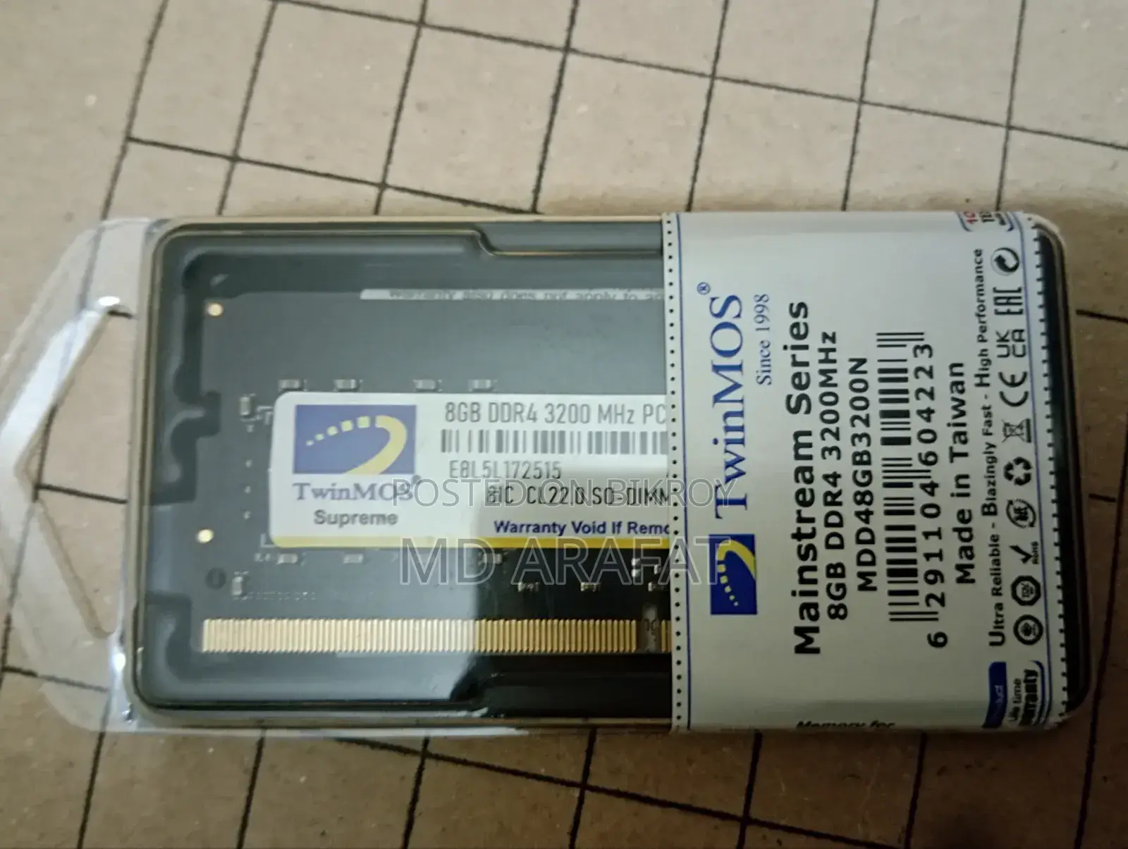 Twinmos 8gb Ddr4 3200mhz Laptop Ram.