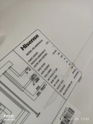 Hisense 411 Liter New Condition Fridge