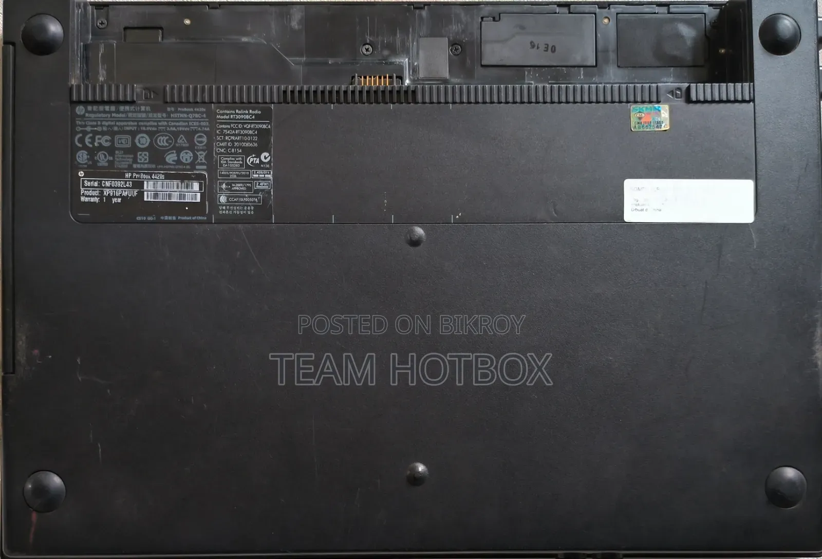 Laptop HP ProBook 4420S 4GB Intel Core I5 HDD 512GB