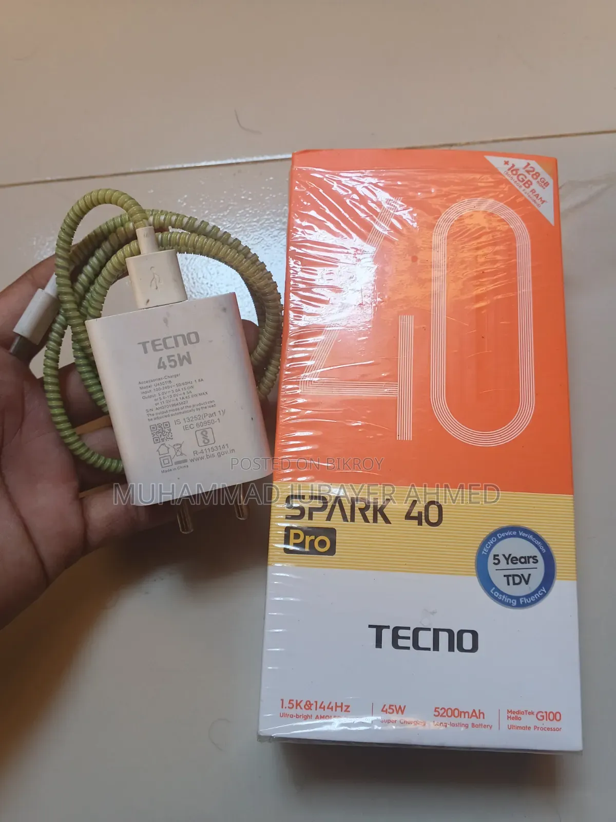 Tecno Spark 40 Pro 128 GB Blue
