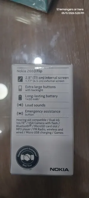 New Nokia 2660 Flip Blue