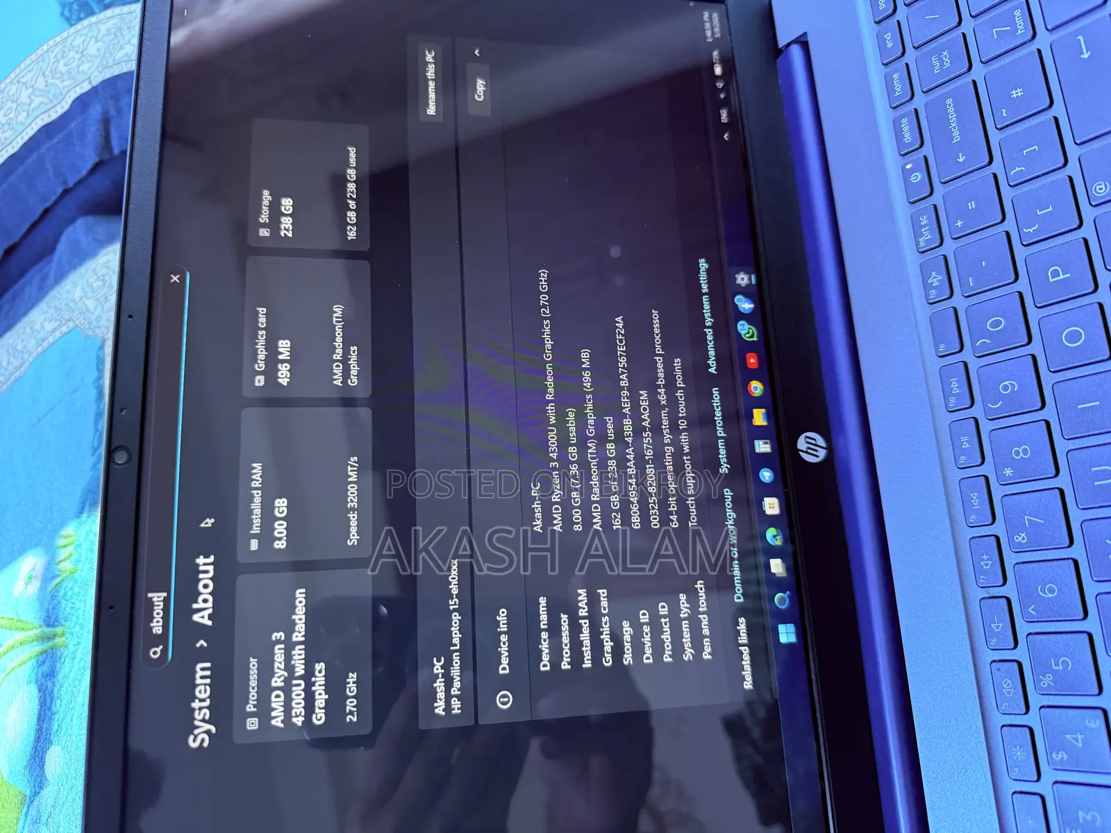 Laptop HP 15 256GB Intel Core I3 SSD 256GB