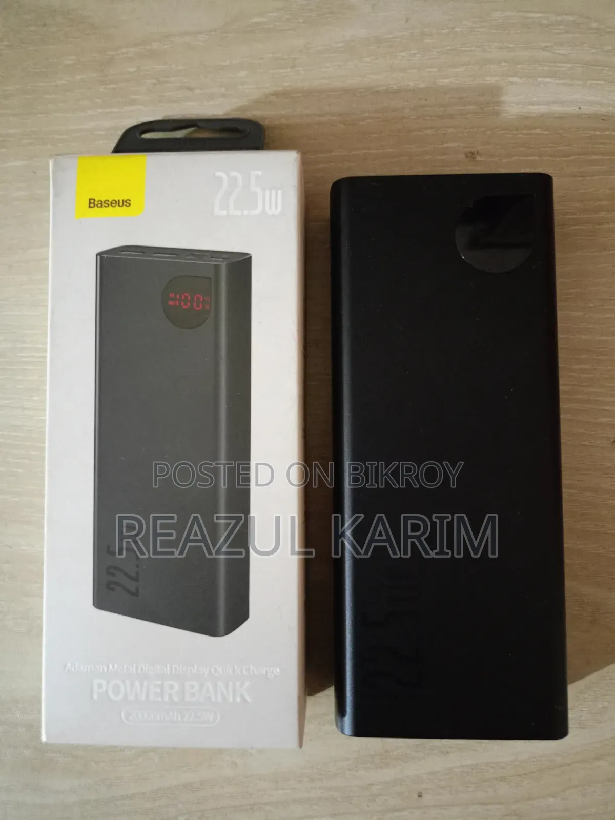 Baseus 20000 mAh 22.5W Power Bank