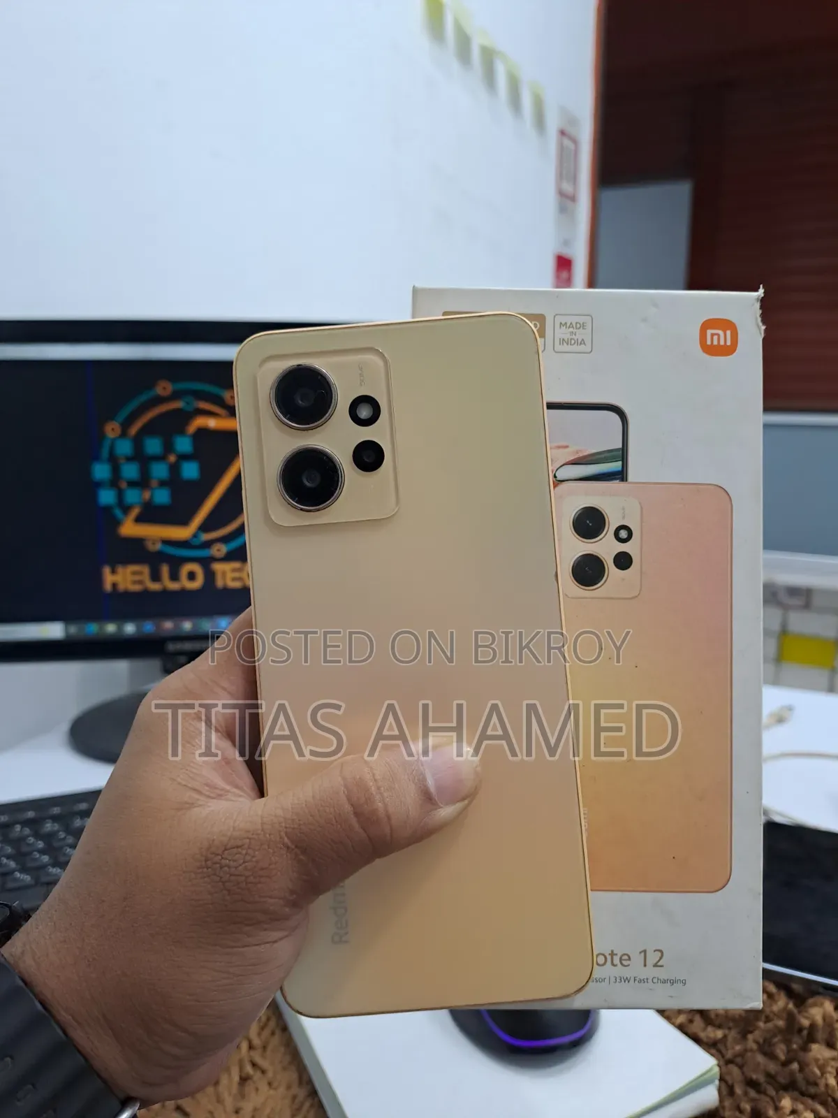 Xiaomi Redmi Note 12 128 GB Gold