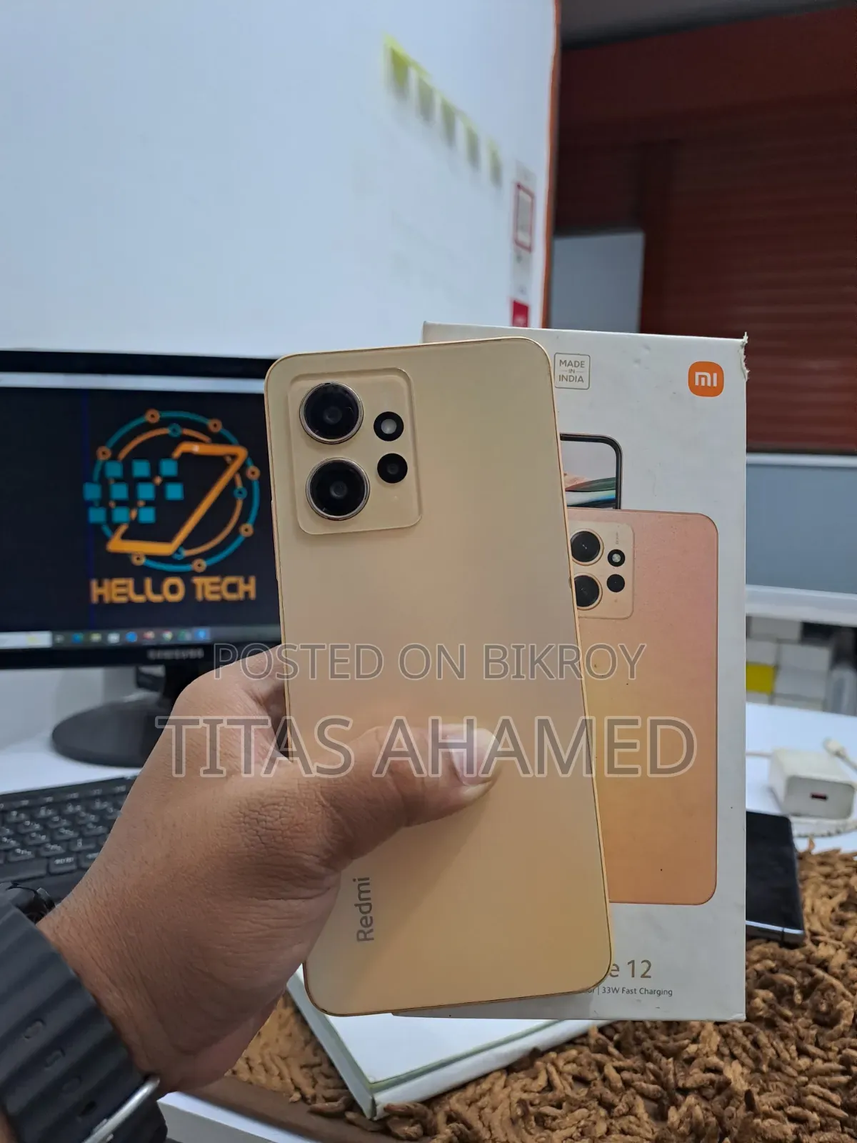 Xiaomi Redmi Note 12 128 GB Gold