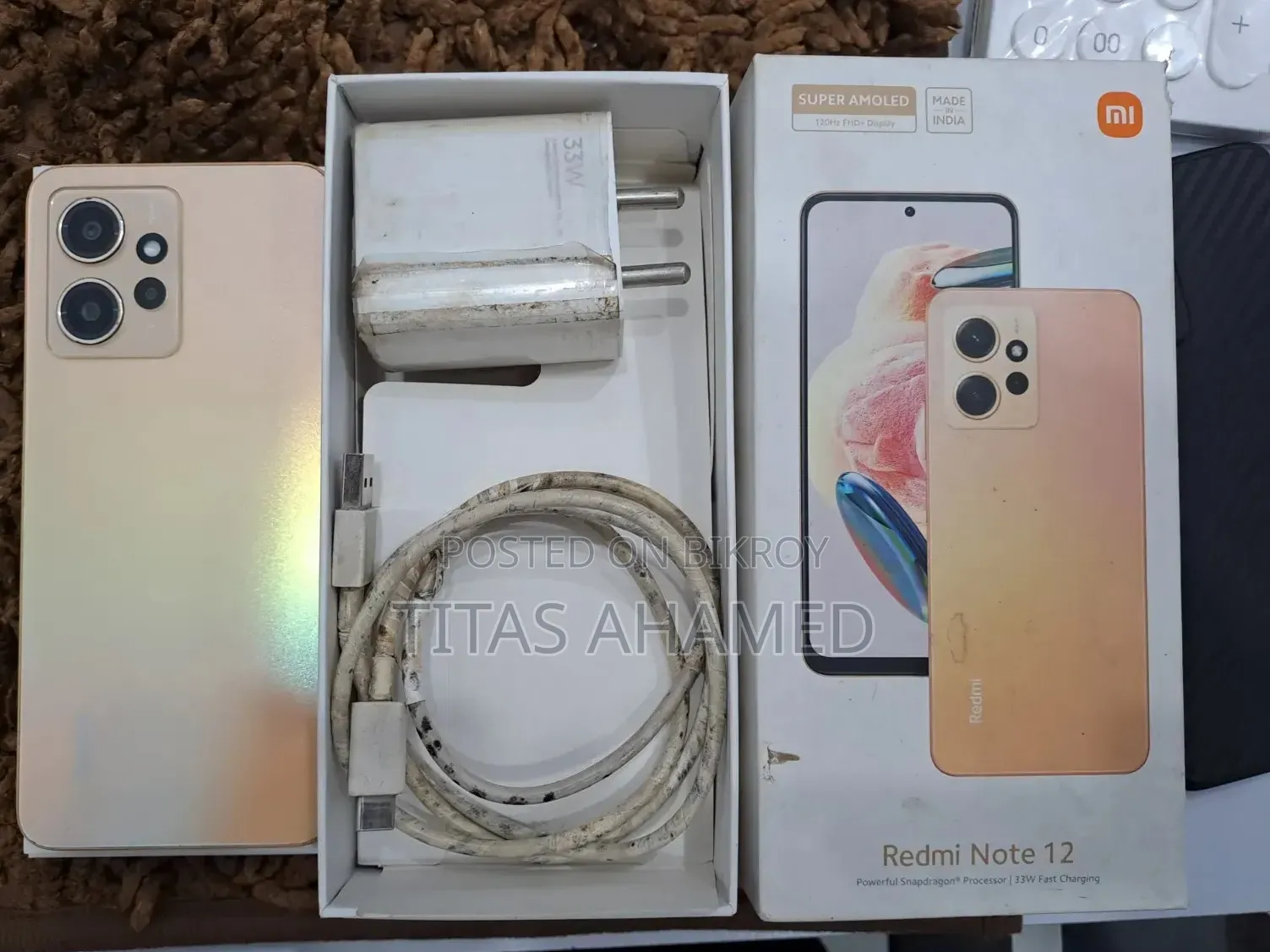 Xiaomi Redmi Note 12 128 GB Gold