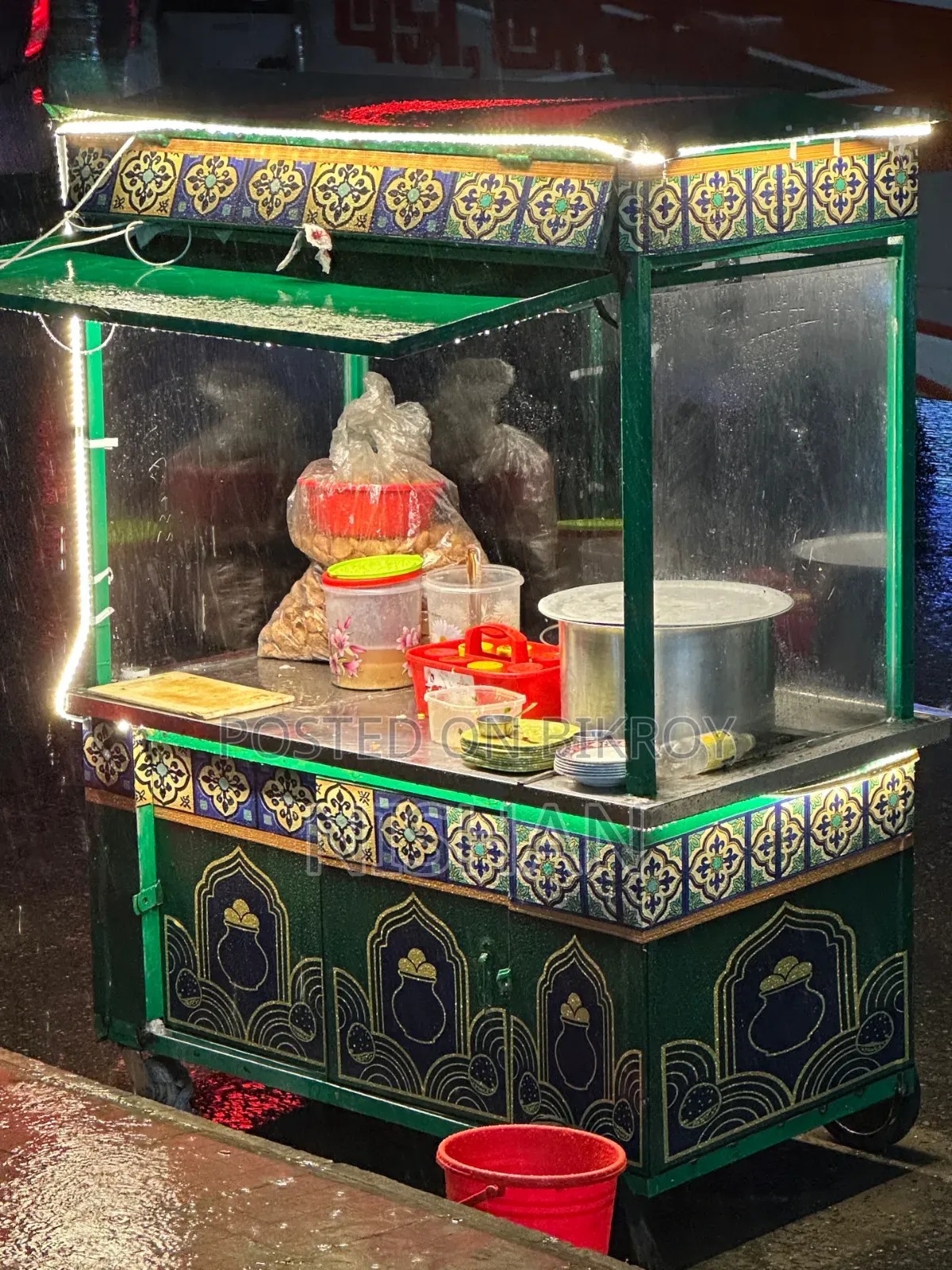 Food Cart With All Setup