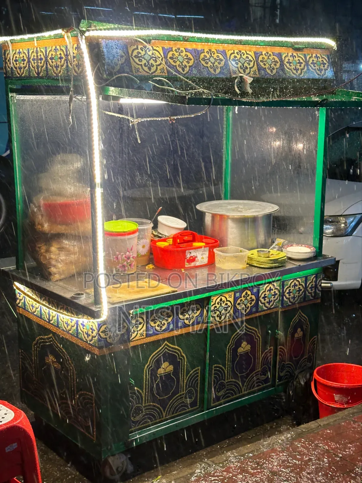 Food Cart With All Setup