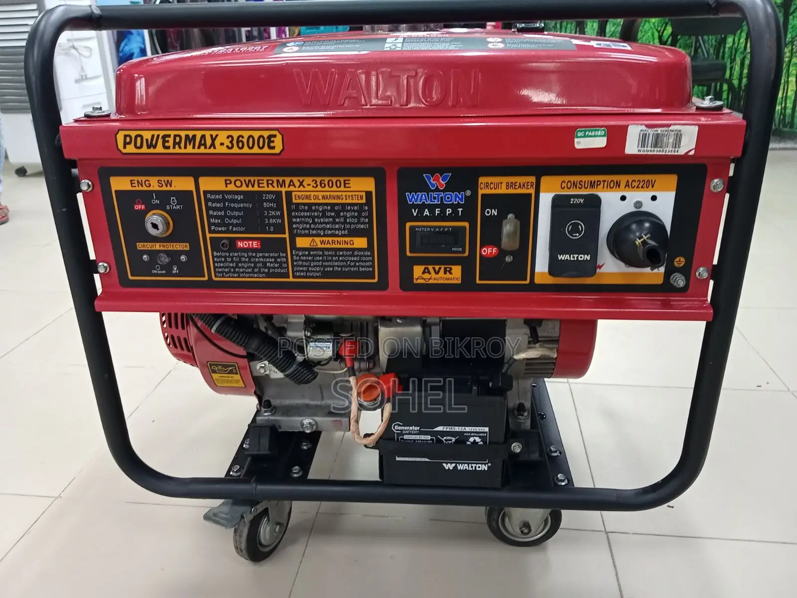 Generator 3600w