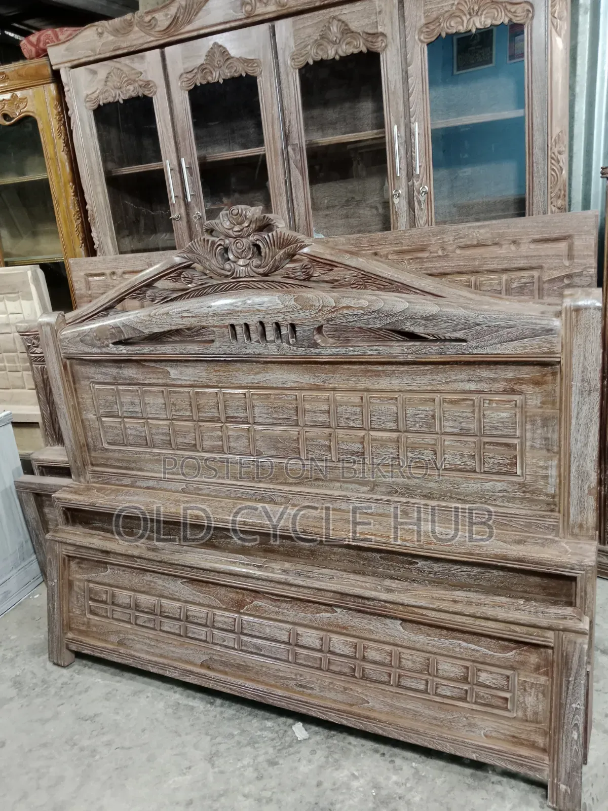 Teak Wood Bed 5/7 Feet