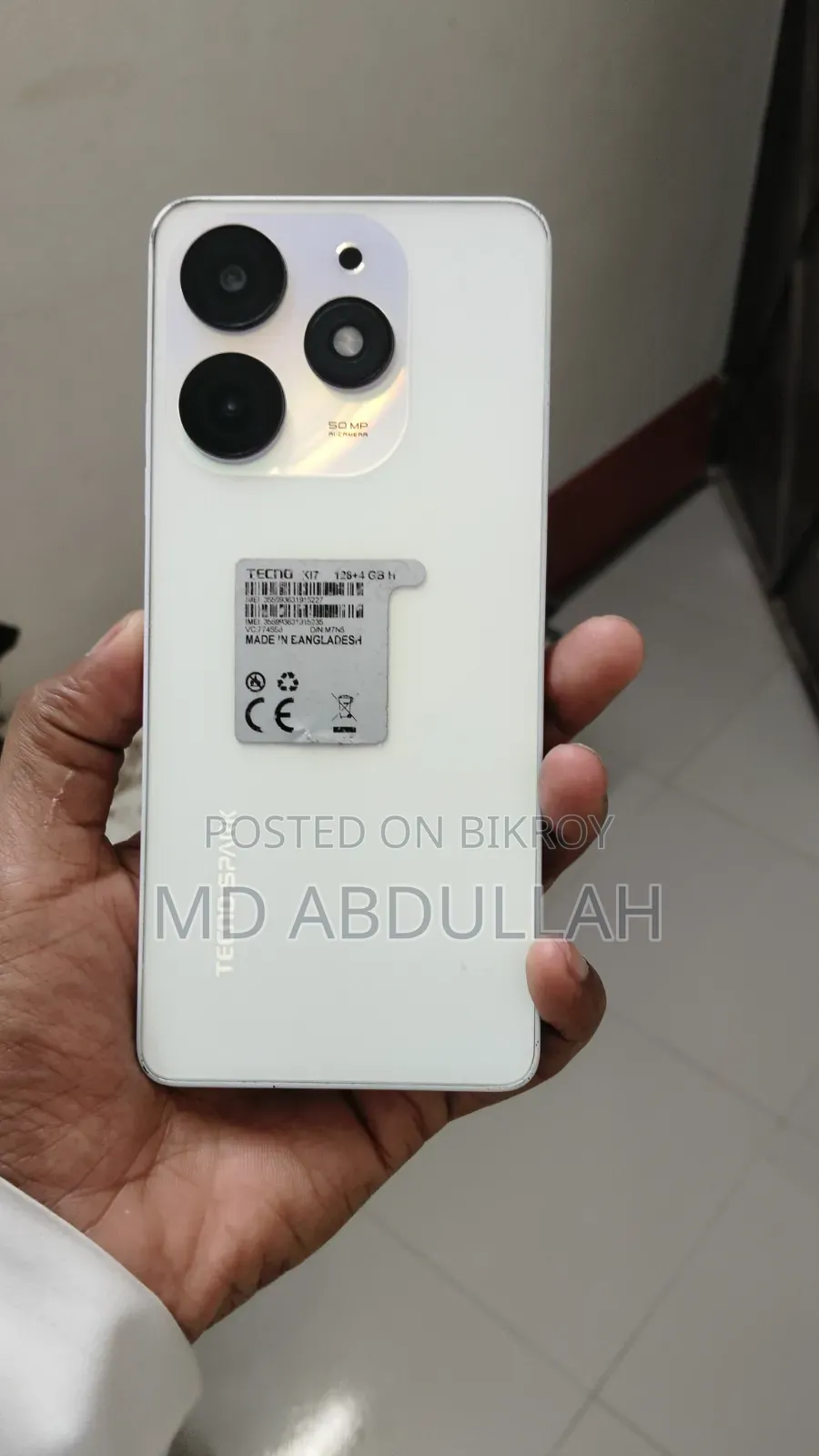 Tecno 4 GB White