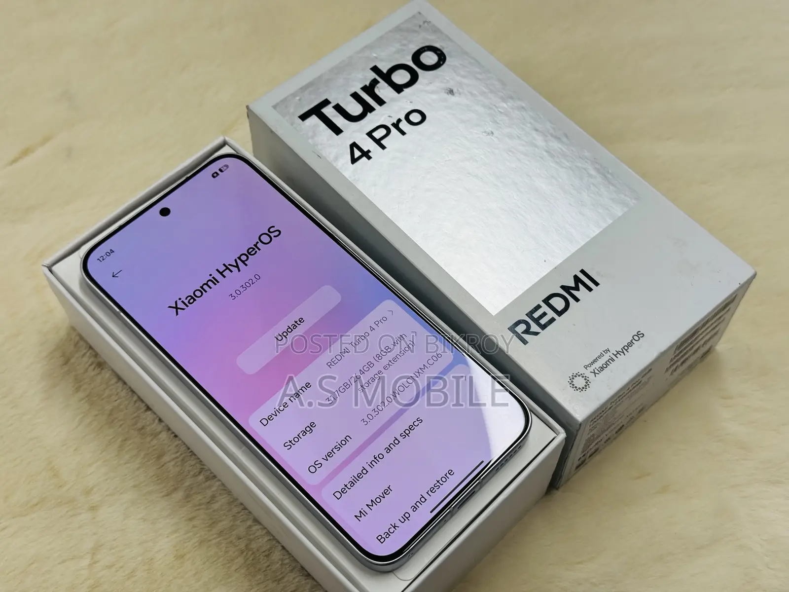 Xiaomi Redmi Turbo 4 Pro 256 GB White