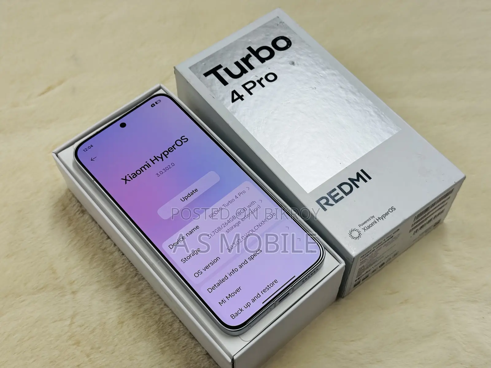 Xiaomi Redmi Turbo 4 Pro 256 GB White