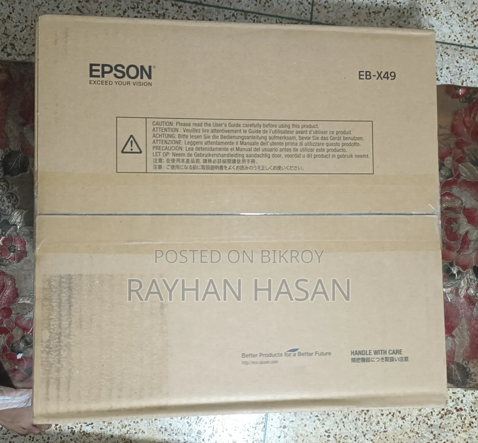 Epson Eb- X49 3600 Lumens Xga Projector