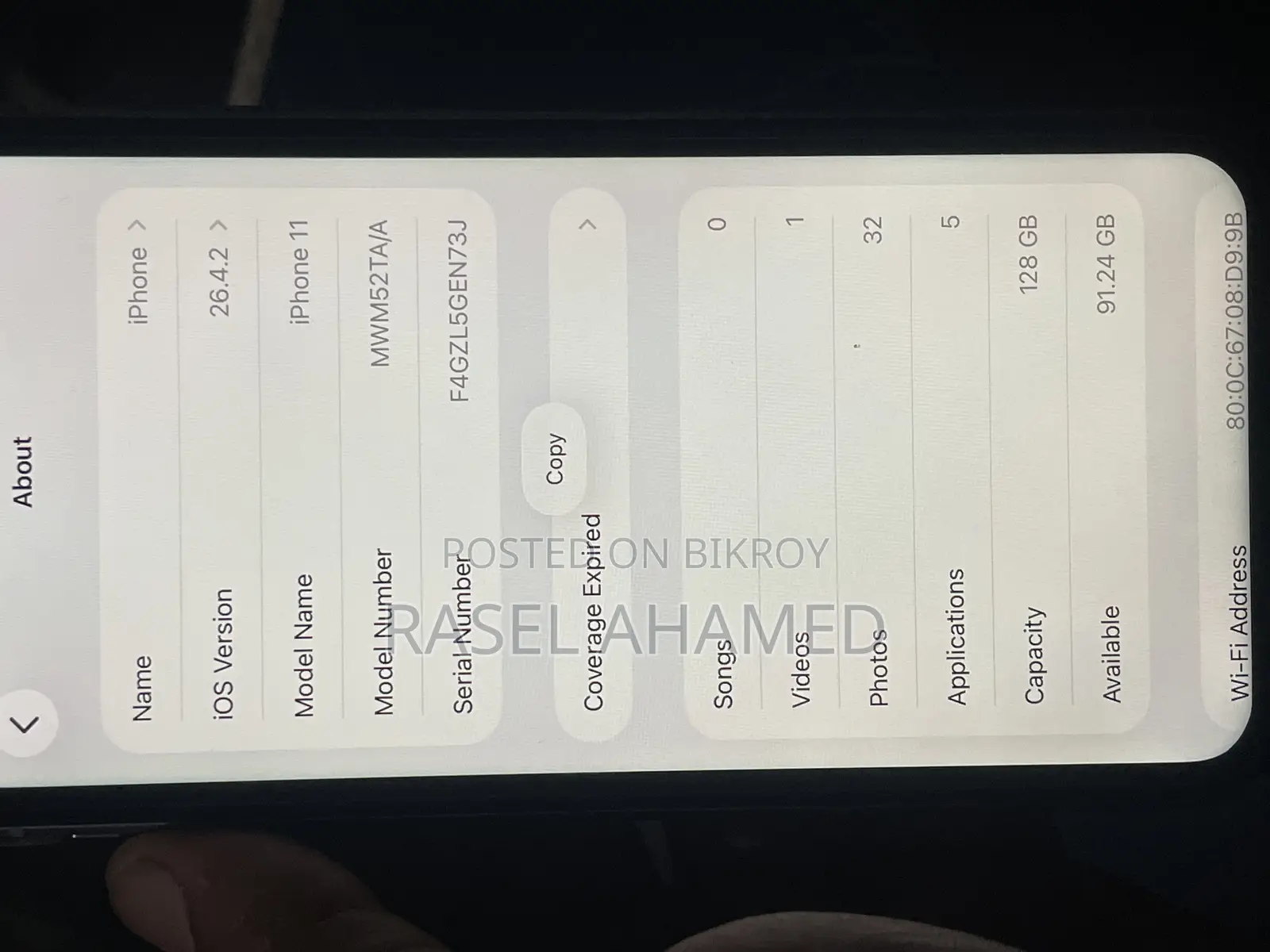 Apple iPhone 11 128 GB Blue