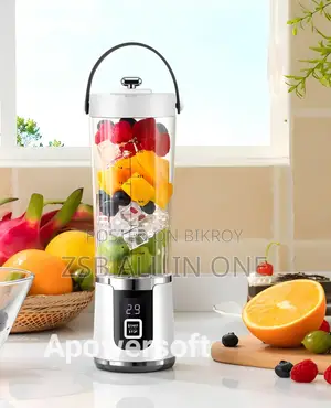 HP-189 Digital Display Portable Juicing Cup 2-in-1 Juicer Bottle