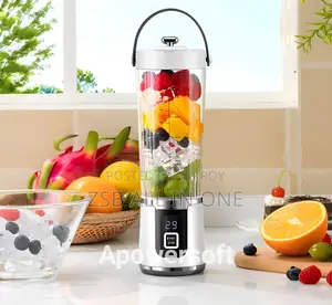 HP-189 Digital Display Portable Juicing Cup 2-in-1 Juicer Bottle