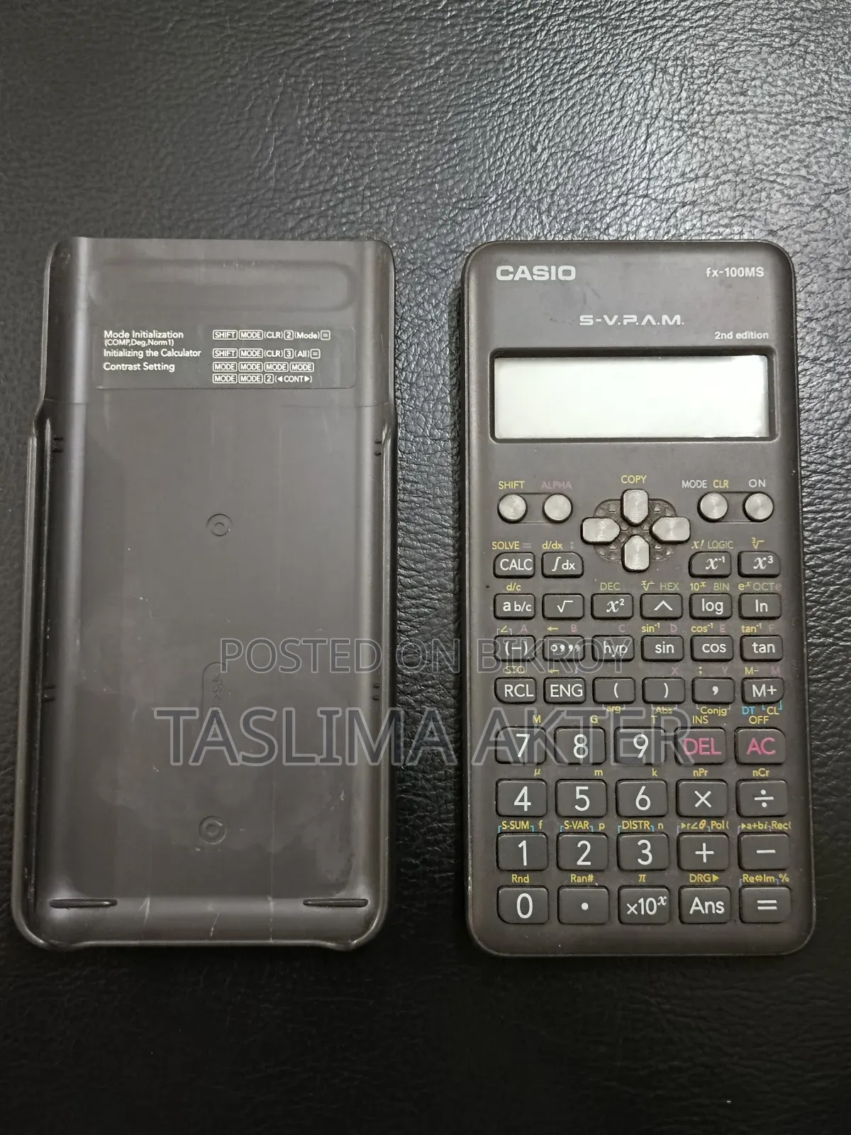 আসল Casio Fx-100ms 2nd Edition ক্যাল্কুলেটর।
