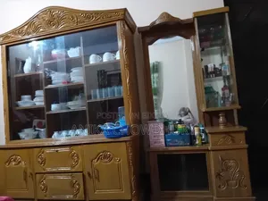 I want to sell a showcase and a dressing table, made of teak wood.