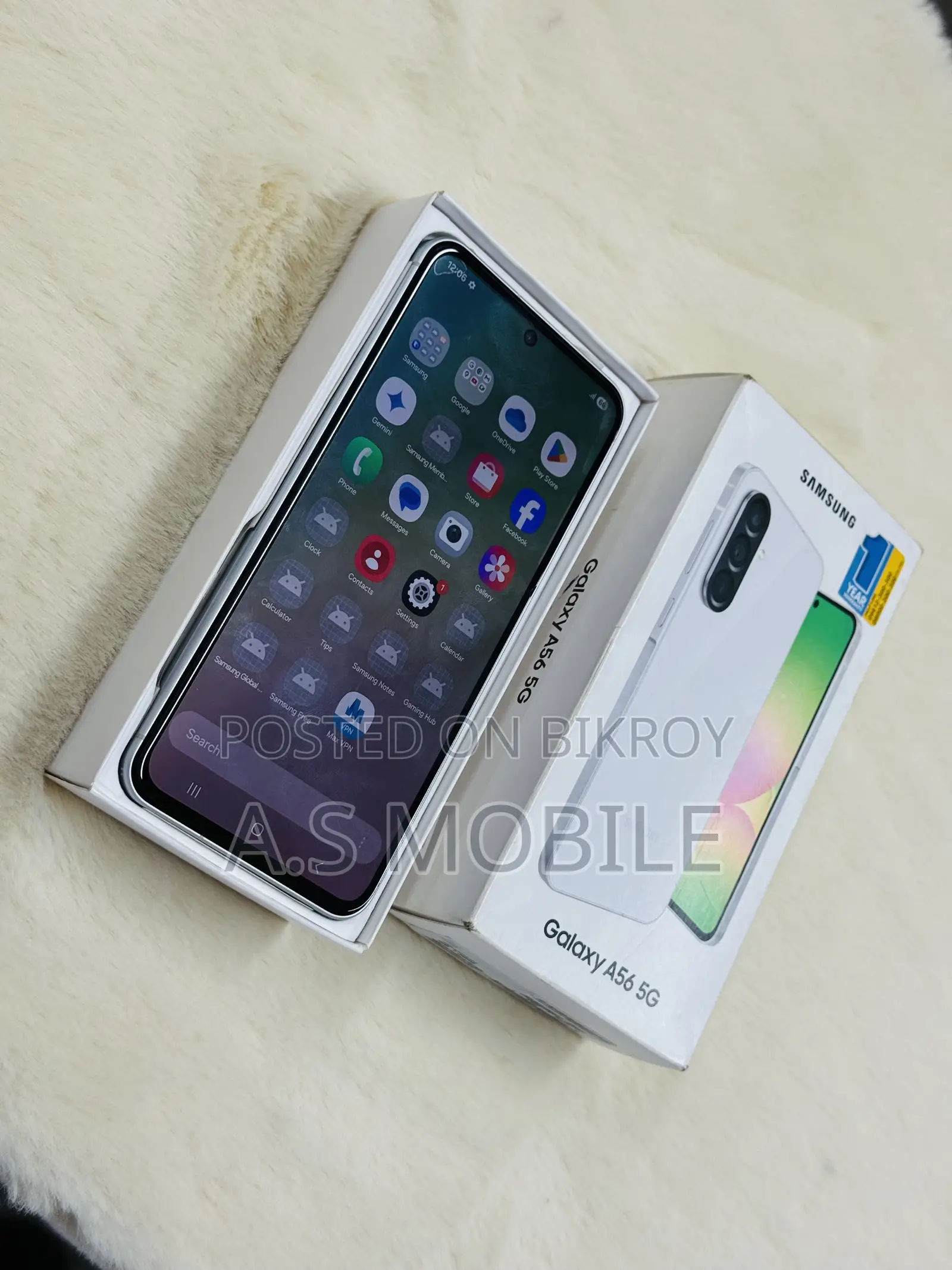 স্যামসাং গ্যালাক্সি A56 ২৫৬ জিবি হোয়াইট