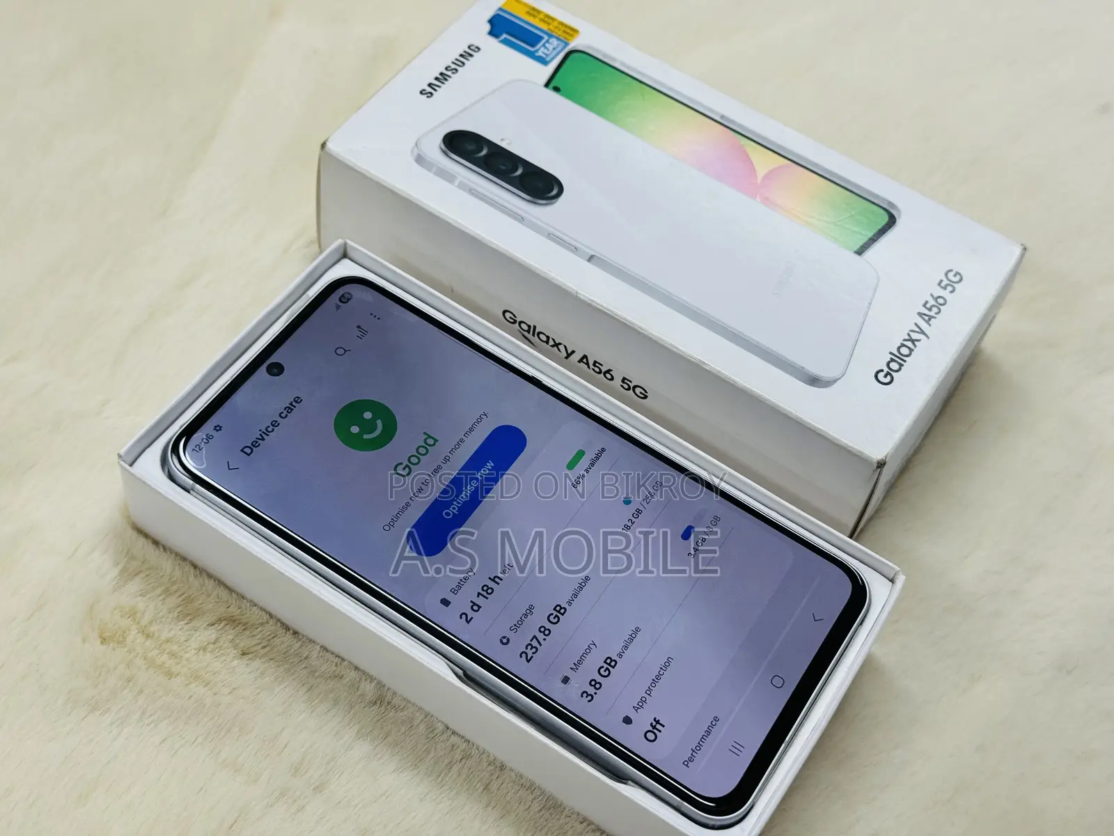 স্যামসাং গ্যালাক্সি A56 ২৫৬ জিবি হোয়াইট