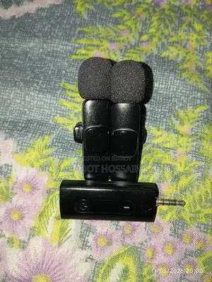 Dual Microphone 3.5mm Supported For Camera,Sound Card,Mobile